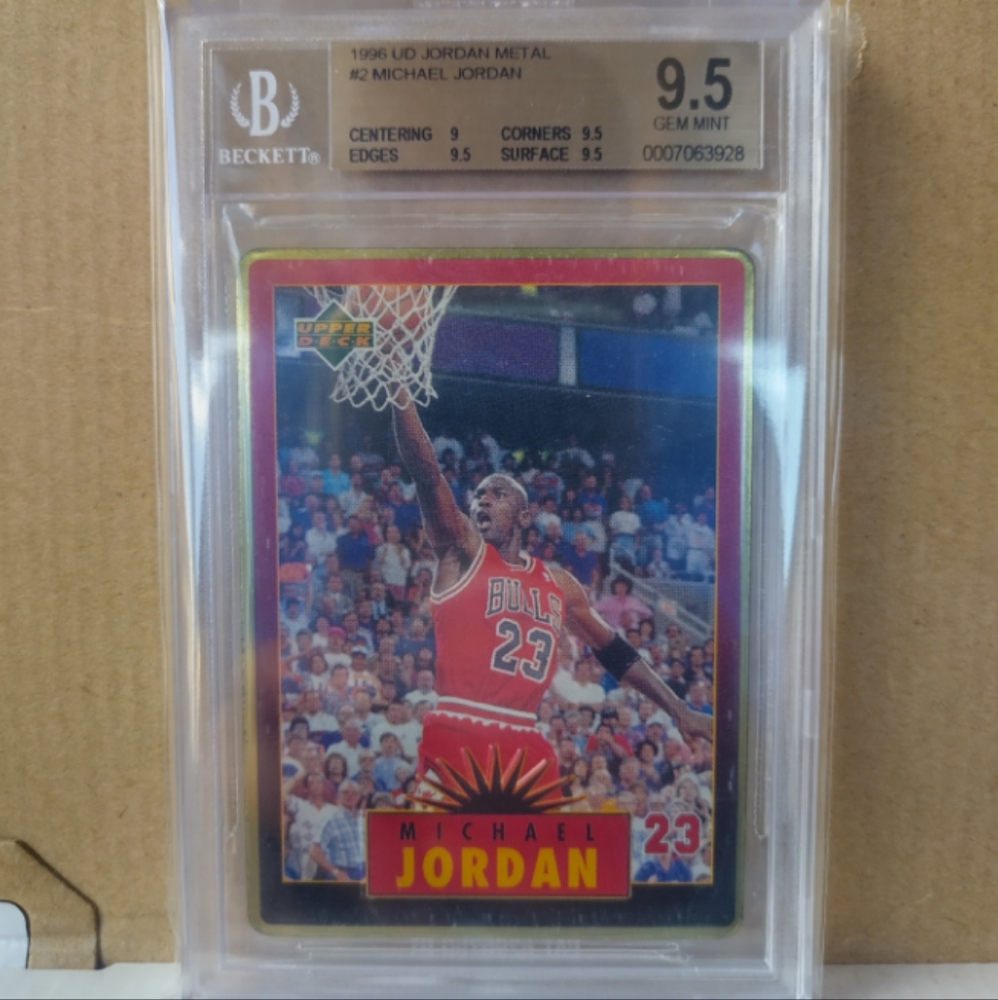 🏀🏆Michael Jordan "Upper Deck - USA Metal 2/6 Insert" Slab🏆🏀